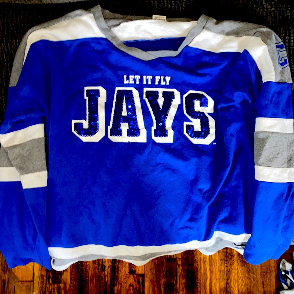 PINK SEQIUN JAYS JERSEY SHIRT